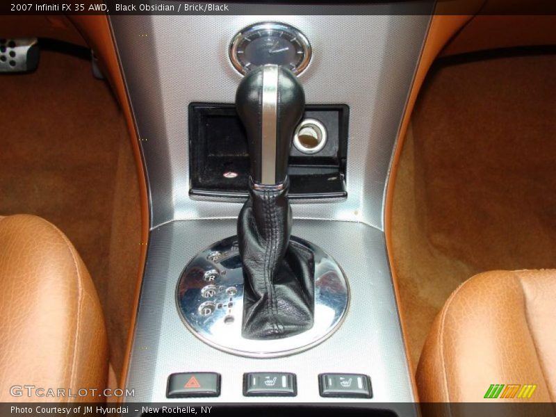Black Obsidian / Brick/Black 2007 Infiniti FX 35 AWD