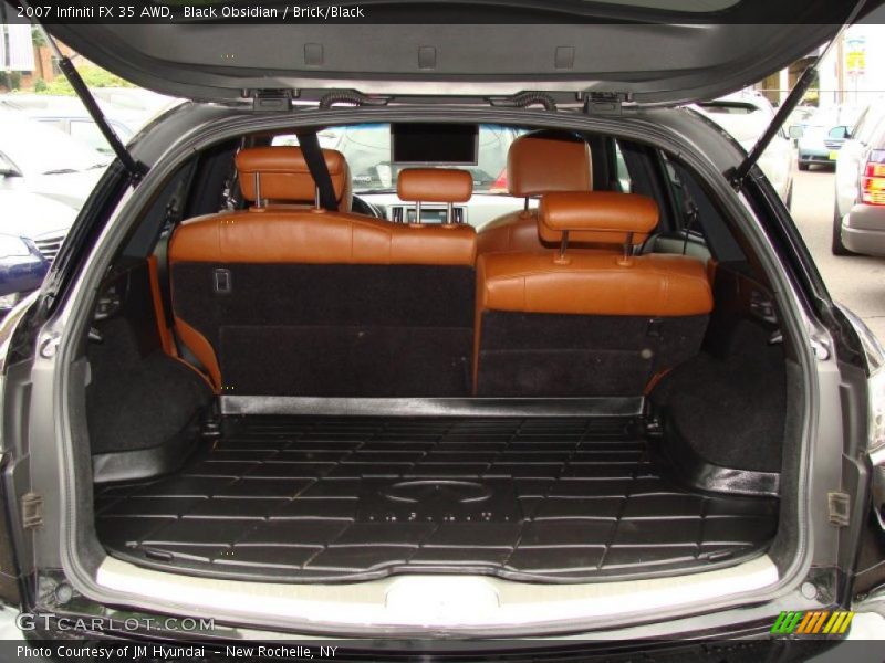 Black Obsidian / Brick/Black 2007 Infiniti FX 35 AWD