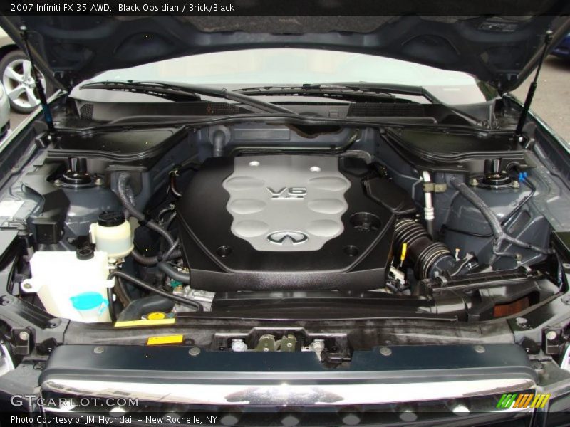 Black Obsidian / Brick/Black 2007 Infiniti FX 35 AWD