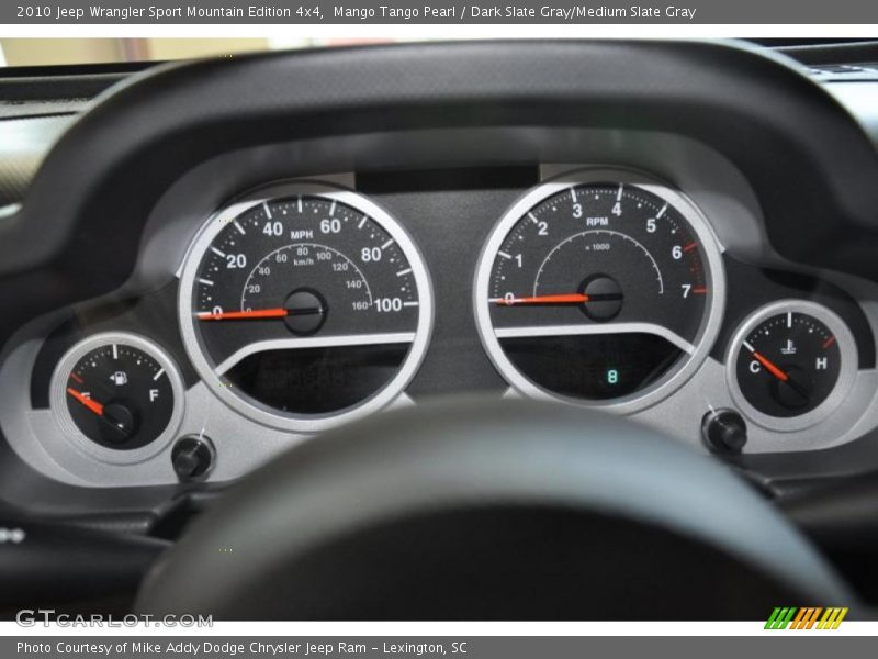 Mango Tango Pearl / Dark Slate Gray/Medium Slate Gray 2010 Jeep Wrangler Sport Mountain Edition 4x4