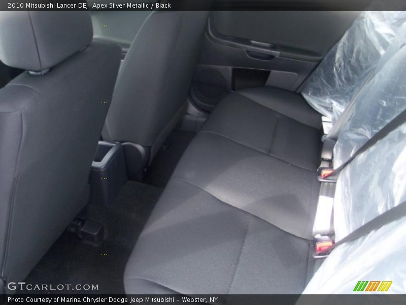 Apex Silver Metallic / Black 2010 Mitsubishi Lancer DE