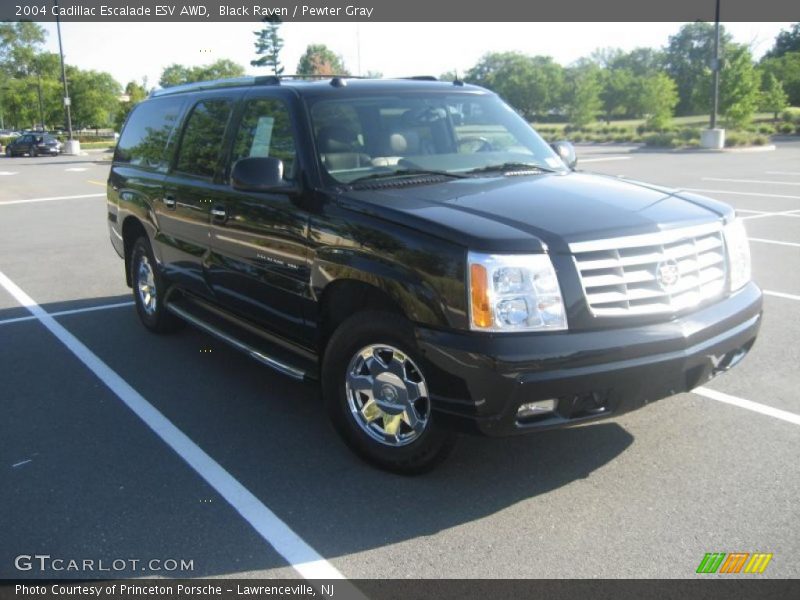 Black Raven / Pewter Gray 2004 Cadillac Escalade ESV AWD