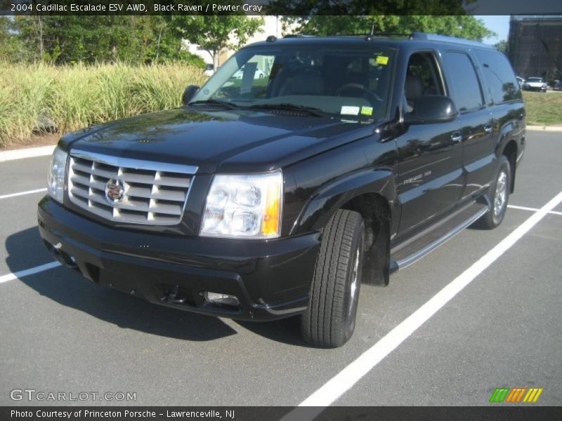 Black Raven / Pewter Gray 2004 Cadillac Escalade ESV AWD