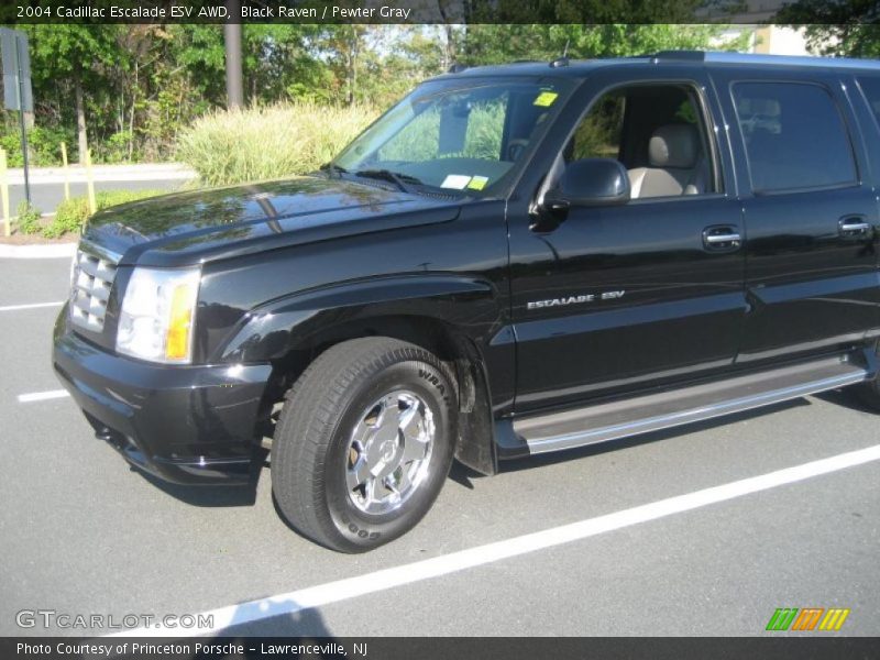 Black Raven / Pewter Gray 2004 Cadillac Escalade ESV AWD