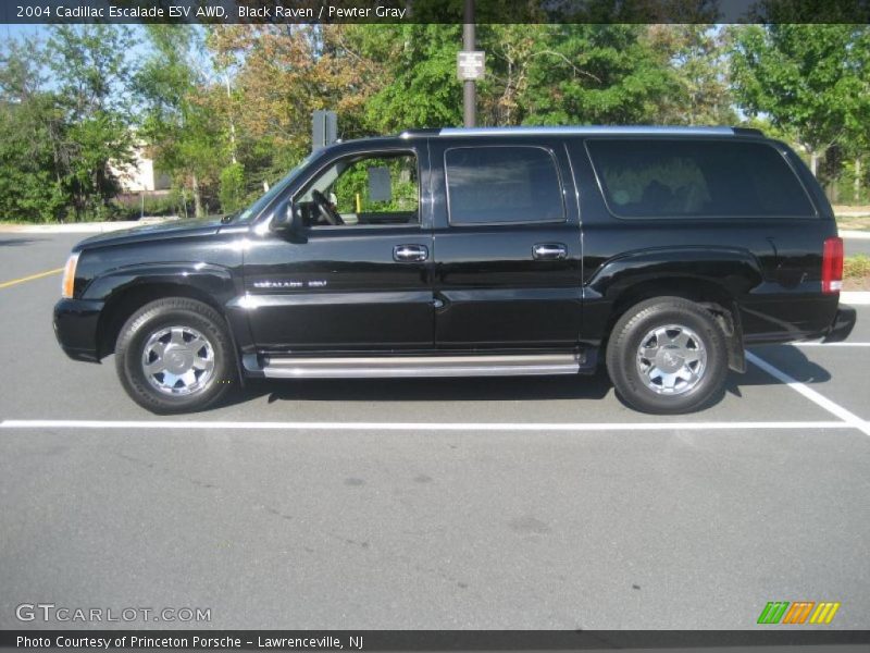 Black Raven / Pewter Gray 2004 Cadillac Escalade ESV AWD