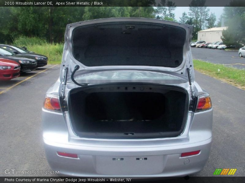 Apex Silver Metallic / Black 2010 Mitsubishi Lancer DE