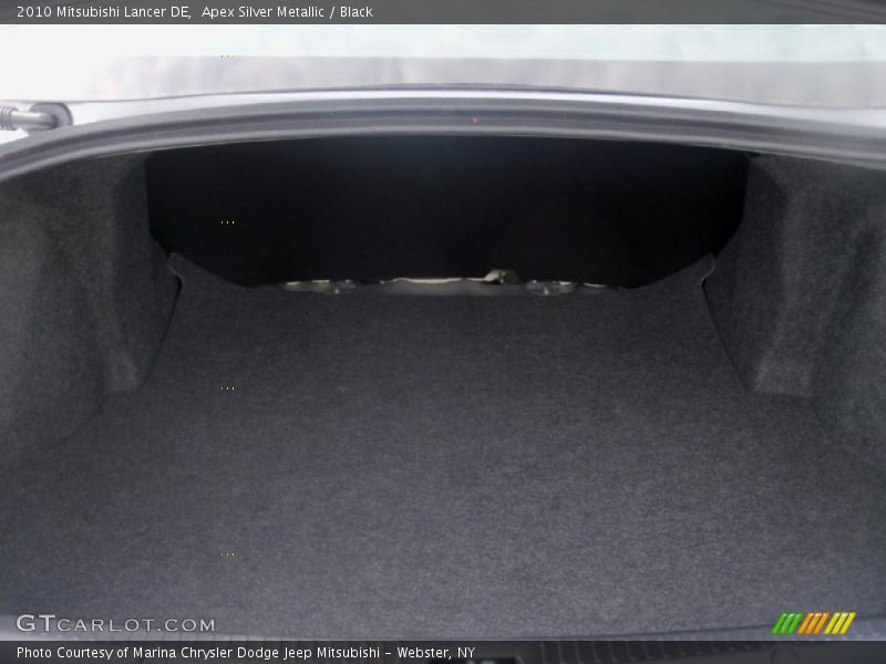 Apex Silver Metallic / Black 2010 Mitsubishi Lancer DE