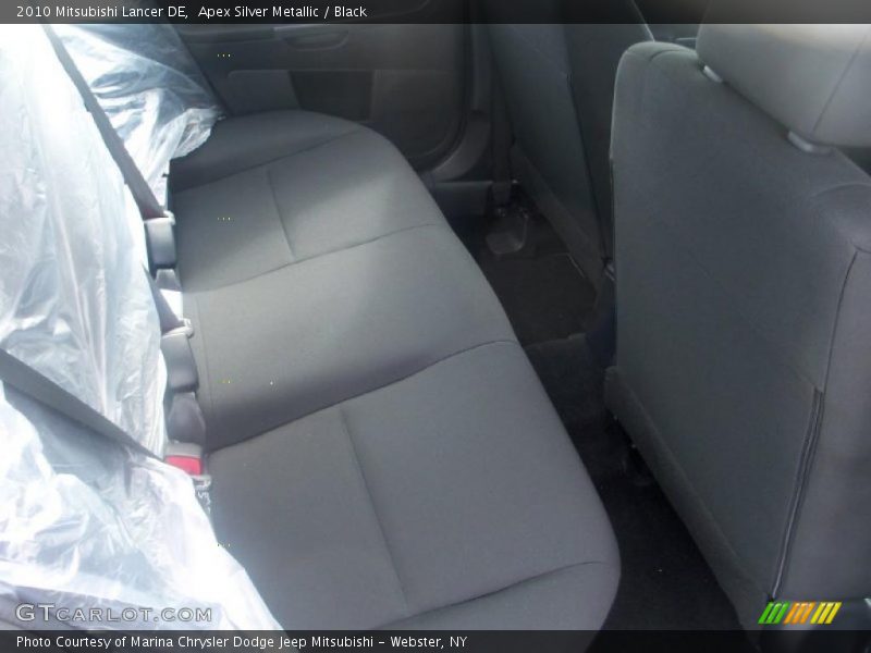 Apex Silver Metallic / Black 2010 Mitsubishi Lancer DE