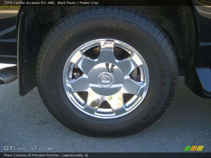 Black Raven / Pewter Gray 2004 Cadillac Escalade ESV AWD