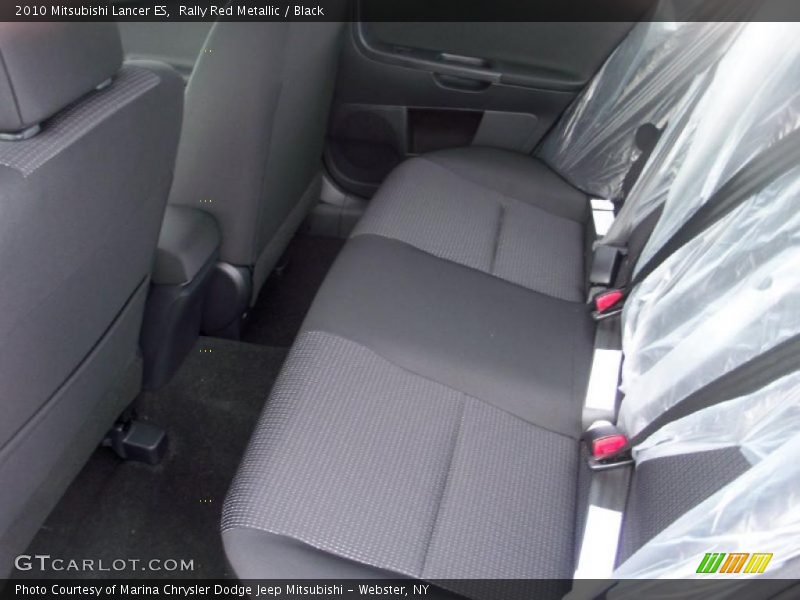 Rally Red Metallic / Black 2010 Mitsubishi Lancer ES