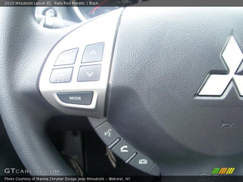 Rally Red Metallic / Black 2010 Mitsubishi Lancer ES