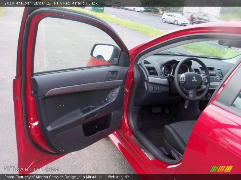 Rally Red Metallic / Black 2010 Mitsubishi Lancer ES
