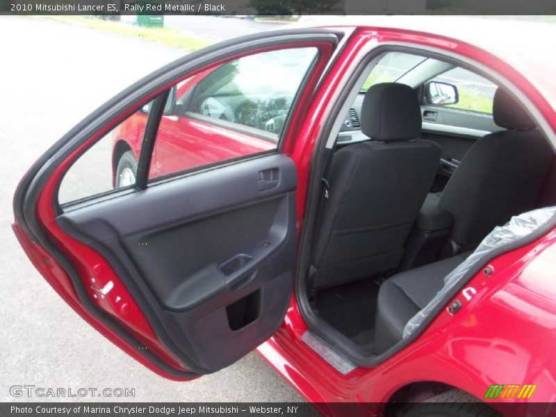 Rally Red Metallic / Black 2010 Mitsubishi Lancer ES