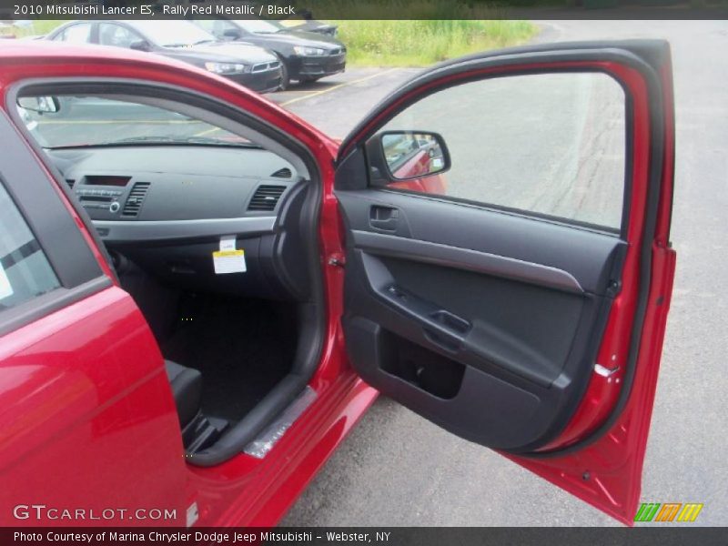 Rally Red Metallic / Black 2010 Mitsubishi Lancer ES