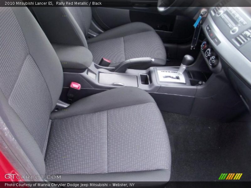 Rally Red Metallic / Black 2010 Mitsubishi Lancer ES