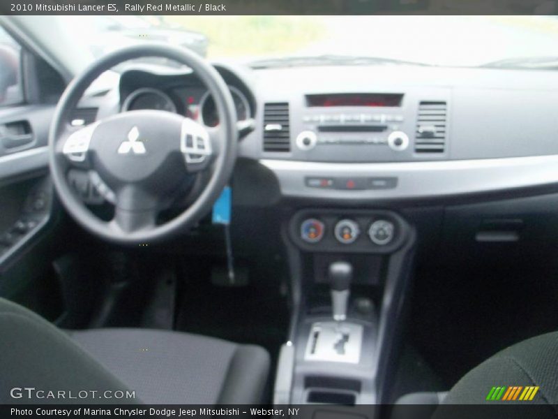 Rally Red Metallic / Black 2010 Mitsubishi Lancer ES