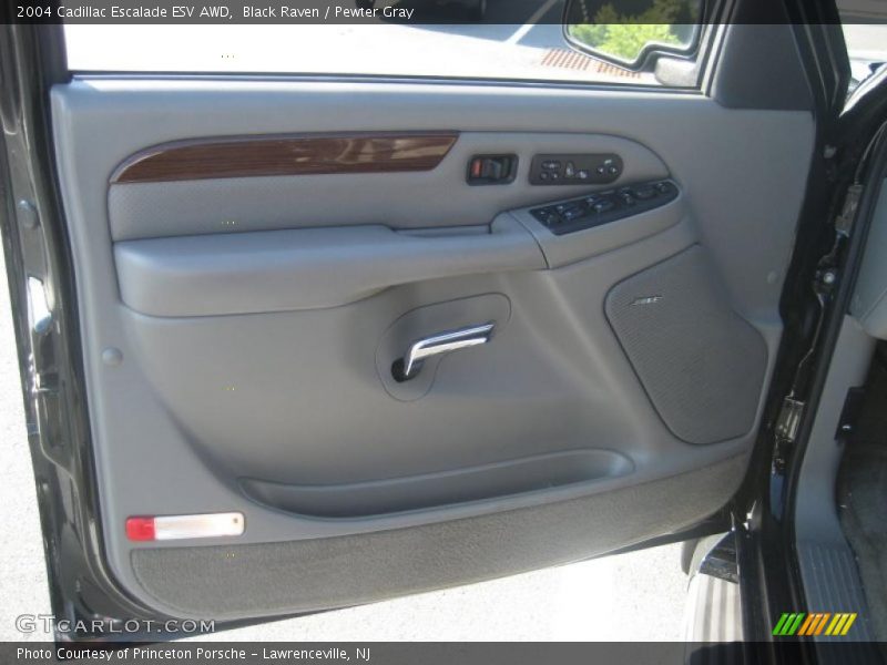 Black Raven / Pewter Gray 2004 Cadillac Escalade ESV AWD