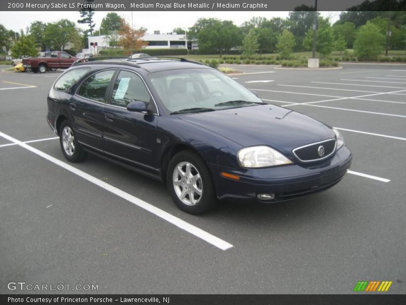 Medium Royal Blue Metallic / Medium Graphite 2000 Mercury Sable LS Premium Wagon