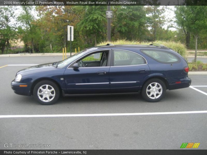 Medium Royal Blue Metallic / Medium Graphite 2000 Mercury Sable LS Premium Wagon
