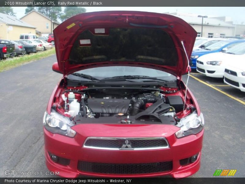 Rally Red Metallic / Black 2010 Mitsubishi Lancer GTS