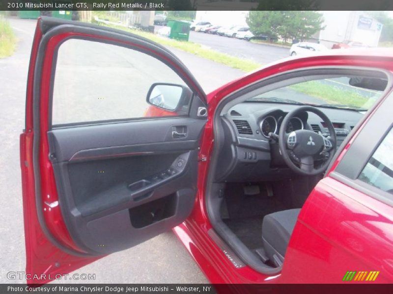 Rally Red Metallic / Black 2010 Mitsubishi Lancer GTS