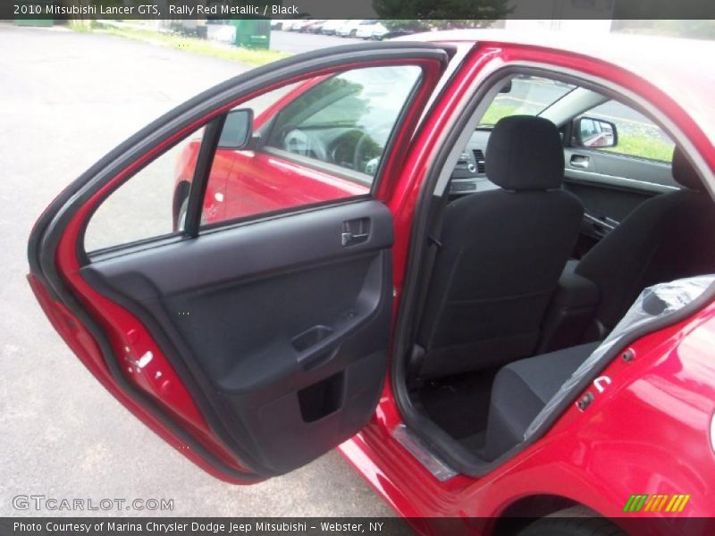 Rally Red Metallic / Black 2010 Mitsubishi Lancer GTS