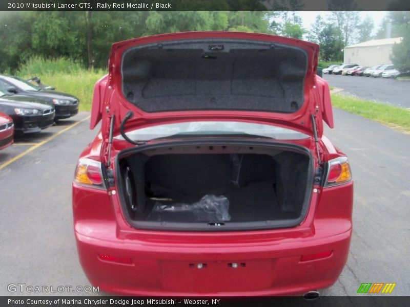 Rally Red Metallic / Black 2010 Mitsubishi Lancer GTS