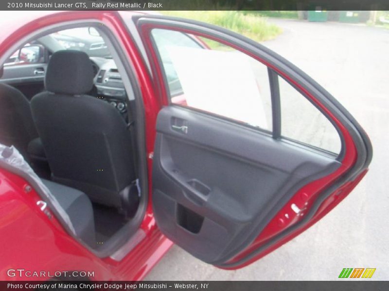 Rally Red Metallic / Black 2010 Mitsubishi Lancer GTS