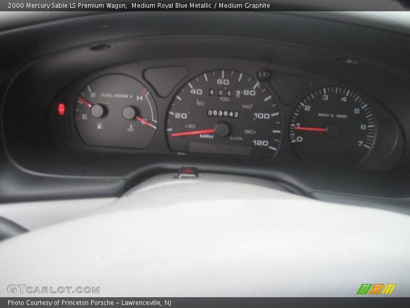Medium Royal Blue Metallic / Medium Graphite 2000 Mercury Sable LS Premium Wagon