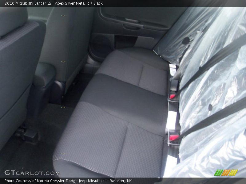 Apex Silver Metallic / Black 2010 Mitsubishi Lancer ES