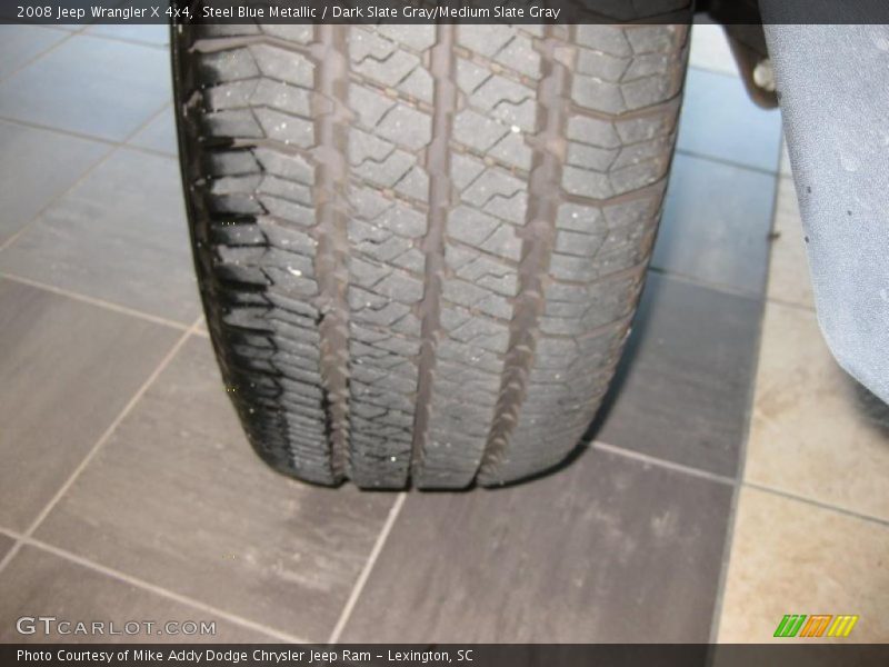 Steel Blue Metallic / Dark Slate Gray/Medium Slate Gray 2008 Jeep Wrangler X 4x4
