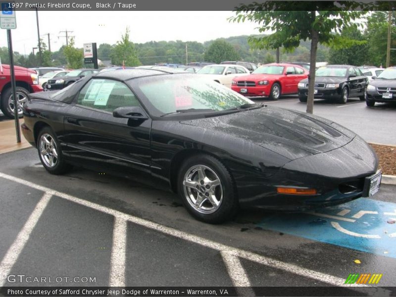 Black / Taupe 1997 Pontiac Firebird Coupe