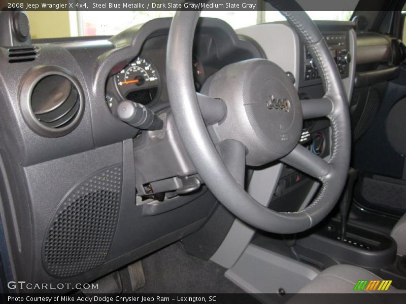 Steel Blue Metallic / Dark Slate Gray/Medium Slate Gray 2008 Jeep Wrangler X 4x4