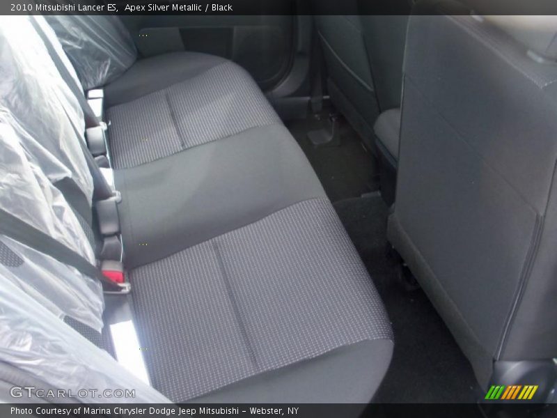 Apex Silver Metallic / Black 2010 Mitsubishi Lancer ES