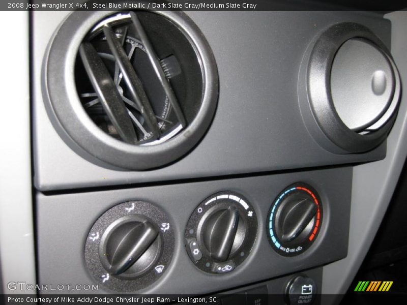 Steel Blue Metallic / Dark Slate Gray/Medium Slate Gray 2008 Jeep Wrangler X 4x4