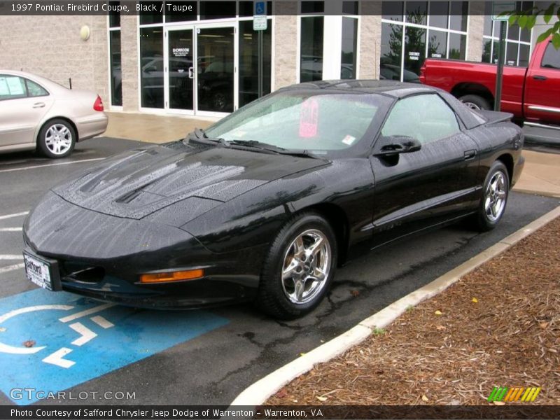 Black / Taupe 1997 Pontiac Firebird Coupe