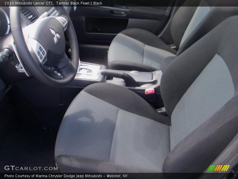 Tarmac Black Pearl / Black 2010 Mitsubishi Lancer GTS