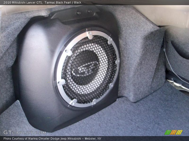 Tarmac Black Pearl / Black 2010 Mitsubishi Lancer GTS