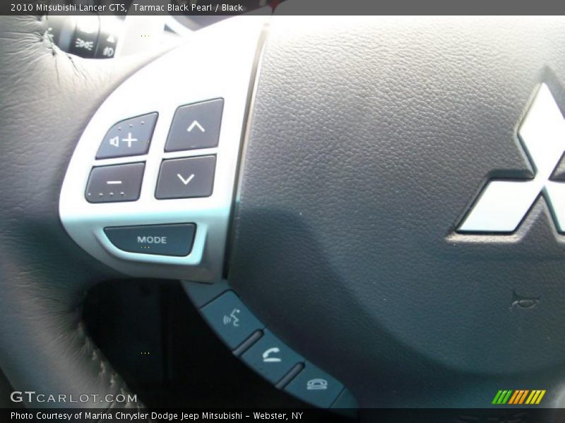 Tarmac Black Pearl / Black 2010 Mitsubishi Lancer GTS