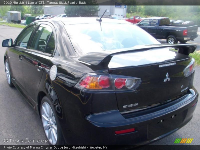 Tarmac Black Pearl / Black 2010 Mitsubishi Lancer GTS
