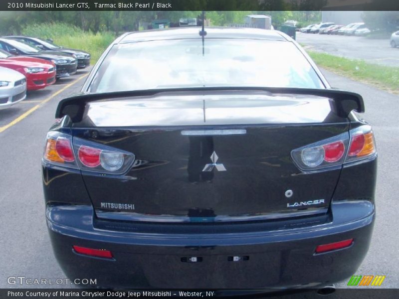 Tarmac Black Pearl / Black 2010 Mitsubishi Lancer GTS