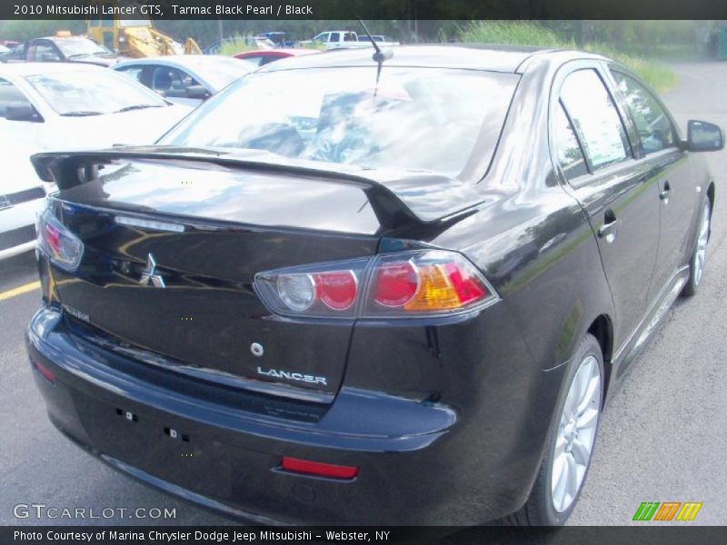 Tarmac Black Pearl / Black 2010 Mitsubishi Lancer GTS