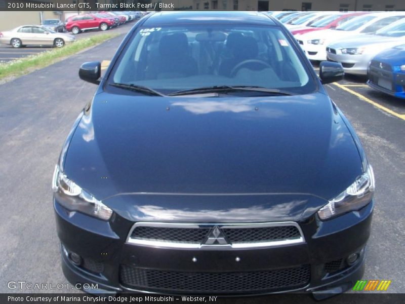 Tarmac Black Pearl / Black 2010 Mitsubishi Lancer GTS