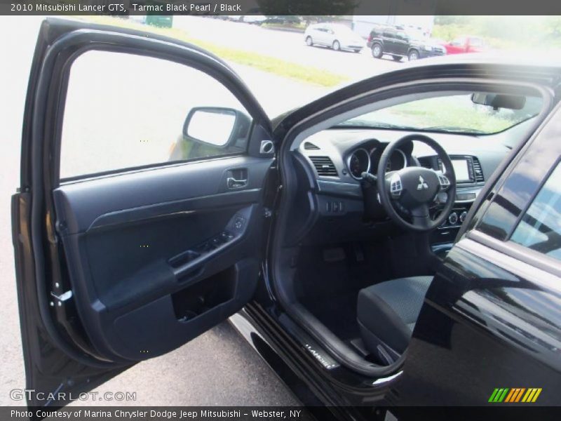 Tarmac Black Pearl / Black 2010 Mitsubishi Lancer GTS