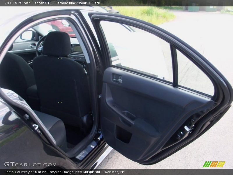 Tarmac Black Pearl / Black 2010 Mitsubishi Lancer GTS