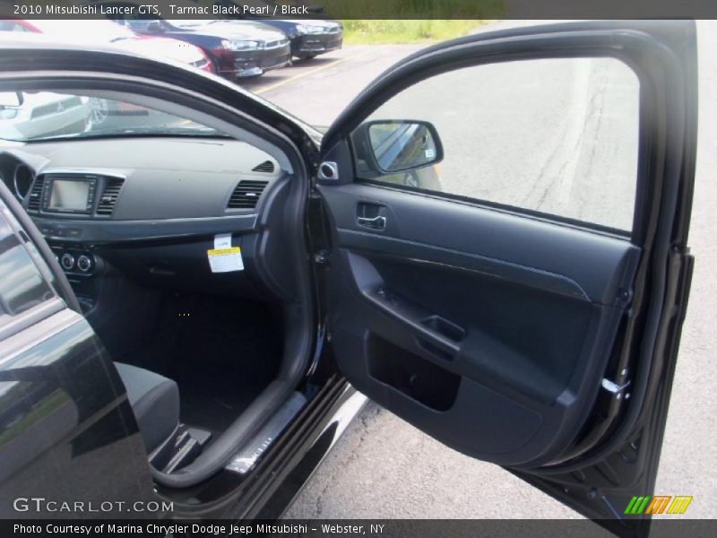 Tarmac Black Pearl / Black 2010 Mitsubishi Lancer GTS