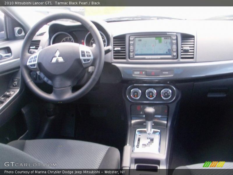 Tarmac Black Pearl / Black 2010 Mitsubishi Lancer GTS