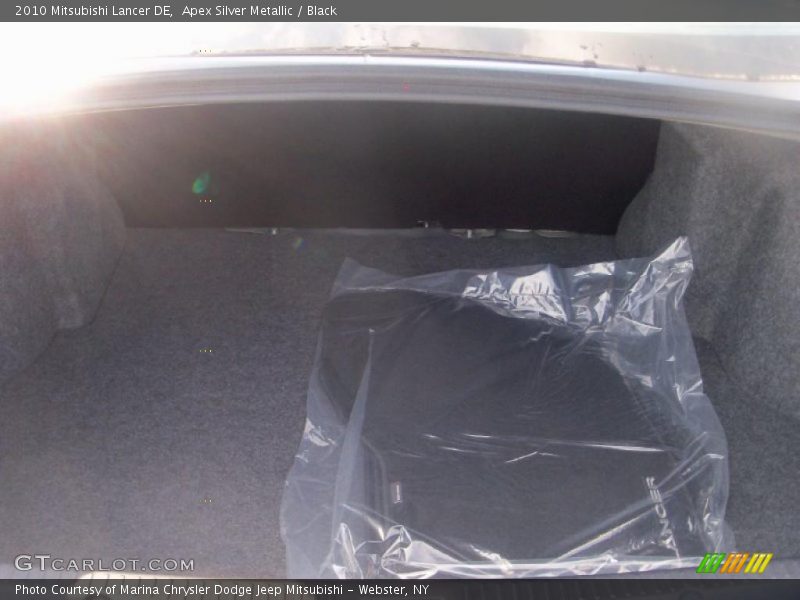 Apex Silver Metallic / Black 2010 Mitsubishi Lancer DE