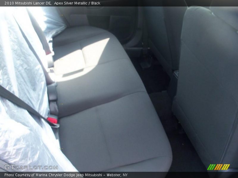 Apex Silver Metallic / Black 2010 Mitsubishi Lancer DE