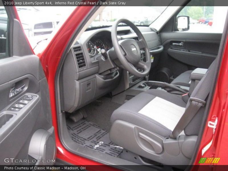 Inferno Red Crystal Pearl / Dark Slate Gray 2010 Jeep Liberty Sport 4x4